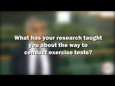 What has your research taught you about the way to conduct exercise tests?